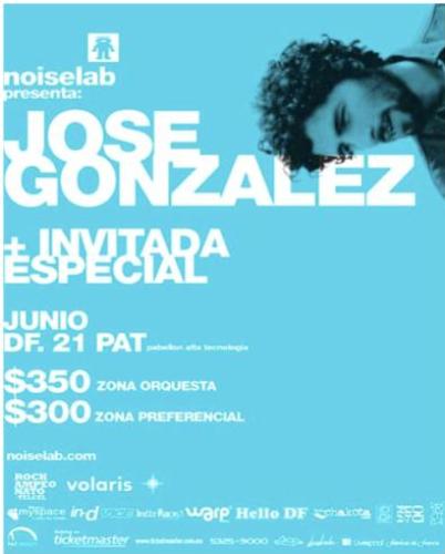 JOSE GONZALEZ En Concierto , 